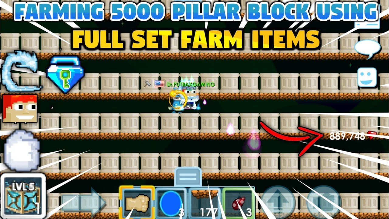 Farming 5000 Pillar Block With Full Set Farming(Super Profit🤑