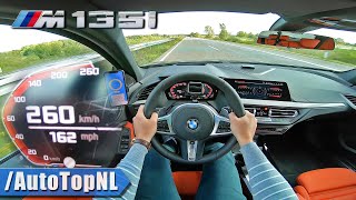 BMW M135i xDrive F40 TOP SPEED on AUTOBAHN [NO SPEED LIMIT] by AutoTopNL