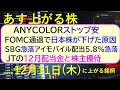 あす上がる株　2025年１２月１２日（金）に上がる銘柄。ＡＮＹＣＯＬＯＲストップ安。FOMC通過で日本株の下げ原因。ソフトバンクグループ急落。ＪＴ配当～最新の日本株情報。高配当株の株価やデイトレ情報～