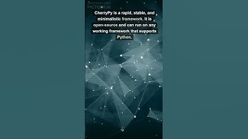003 | Top 3 Python Frameworks for Web Development in 2023 #python #web  #django #cherry #pyramid