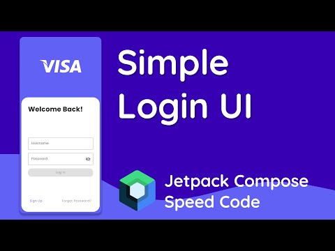 Login UI With Toggle and Validation - Android Jetpack Compose Speed Code Tutorial
