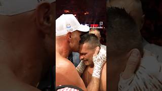 What an incredible show of sportsmanship between #FuryUsyk #RingOfFire #TysonFury #Usyk