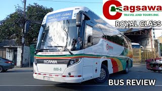 BUS REVIEW : CAGSAWA TRAVEL AND TOURS 888-23 & 888-5