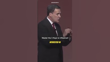 Master the 3 Keys to Influence | Mark Sanborn |  Video credits: @marksanborn
