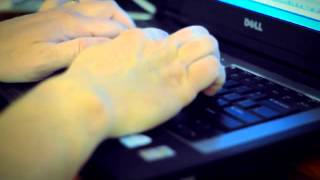 ASMR Typing Super Relaxing Sound on Old Dell Inspiron Laptop