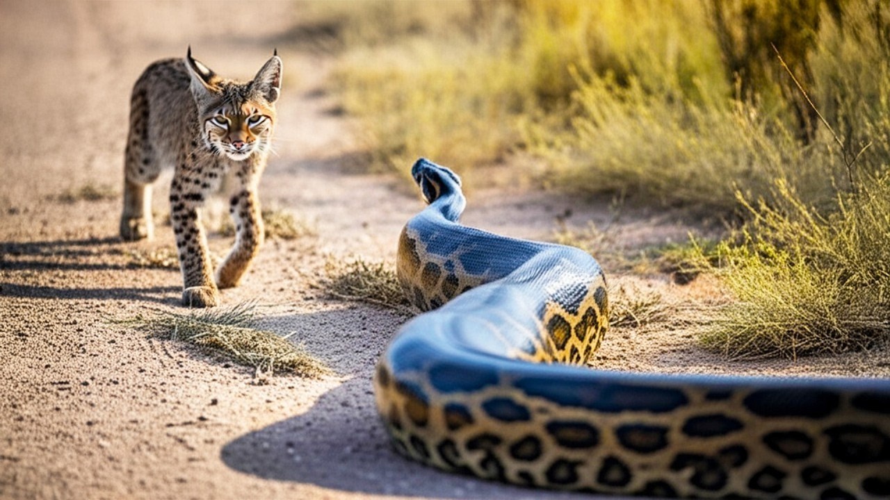 Wildcat Python This Giant Python Meets a Bobcat—What Happened Next Shocked Everyone ...