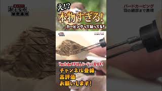 Bird carving | Looks like a real bird!? Amazing realistic