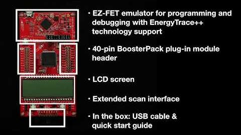 The MSP430FR6989 development kit with compute through power loss technology