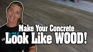 Make Your Concrete Look Like WOOD! FULL VIDEO | Design Crete DIY by Knotty Artisan 687 views 7 months ago 57 minutes