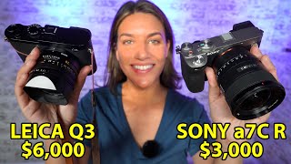 60 MEGAPIXEL Travel Cameras: Leica Q2 \& Q3 vs Sony a7C R