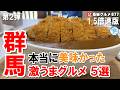【1.5倍速】群馬グルメ 本当に美味しかったごはん５選 第2弾 パスタ/ラーメン/カツカレー/ハンバーグ イチオシ看板グルメ877 #飲食店応援 1985