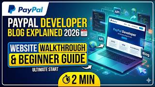 PayPal Developer Blog Explained 2026 Website Walkthrough & Beginner Guide 2 Min