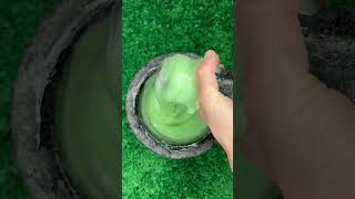 Turning Minion Popsicles into Slime! 😳 #food #mukbang #asmr #satisfying