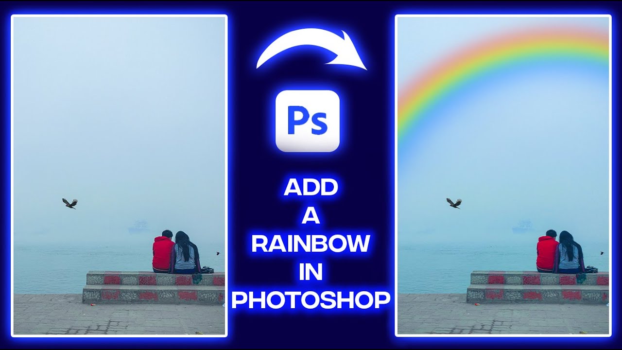 Add a Rainbow in Photoshop 