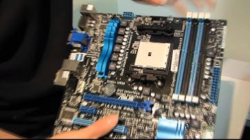 ASUS F1A75-M Pro AMD A75 Socket FM1 Crossfire Motherboard Unboxing & First Look Linus Tech Tips