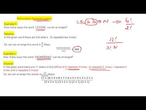 PERMUTATION AND COMBINATIONS PART 1 - YouTube
