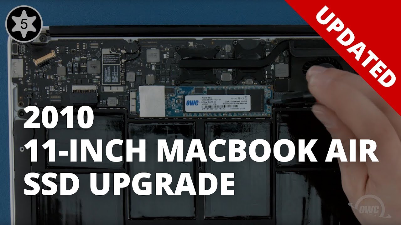 How To Install A Ssd In A 13 Inch Macbook Air 10 Updated Youtube