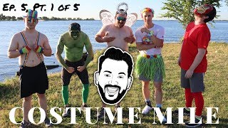 RUNNING A MILE IN COSTUMES FOR A FREE VACATION!