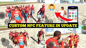 New Custom Npc Feature in Indian Bike Driving 3D 🤯🔥| Custom Npc Option Kaise Le 🤩| Harsh in Game