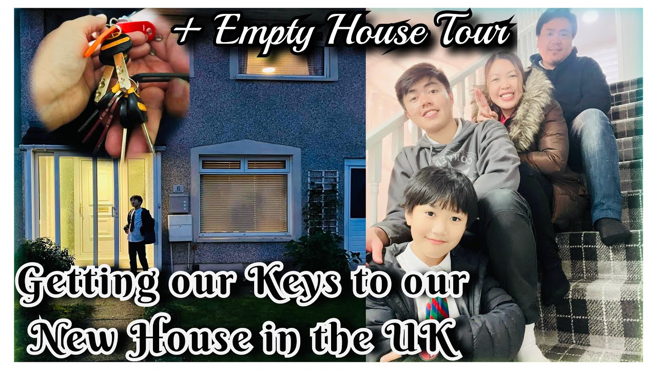 Getting the Keys to our New House plus empty house tour in the Scotland ...