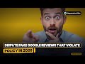How to Dispute Fake Google Reviews That Violate Policy in 2026 | ReputationZilla