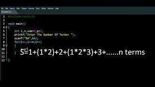 Series Program In C Programming Language. (Part-9)
