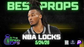 BEST NBA PROPS TODAY | BEST 5 BETS | SUNDAY 5/24/26 | BONUS MLB BET 🔥