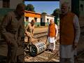 😂🌞 Solar Car Trouble in the Desert! | Hilarious Desert Skit |Donald trump's & Modi #shortsfeed #fyp