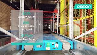 Damon Four way Pallet Shuttle System Case Study Exceed Sanitary Ware