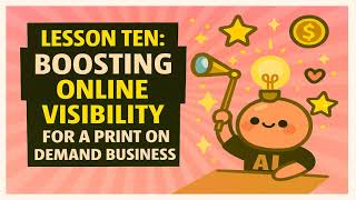 Lesson 10  Online Presence for Your Print on Demand T Shirt Business