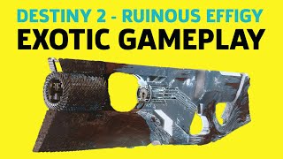 The ruinous effigy exotic quest has gone live in destiny 2. energy
trace rifle some novel features attached to weapon that strays from
previous e...