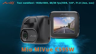 #TEST natáčení MiVue #C595W #autokamery Mio: 30/60 fps: den, proti slunci, podjezdy, večer a v noci