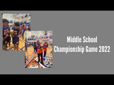 North Clayton Middle School Championship Game 2022