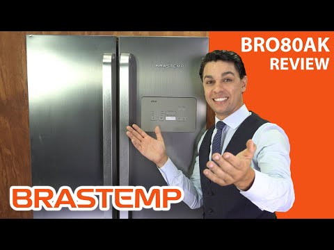 COMO DESMONTAR AS PORTAS DO REFRIGERADOR BRASTEMP 3 PORTAS SIDE INVERSE BRO80AK 540L - REVIEW