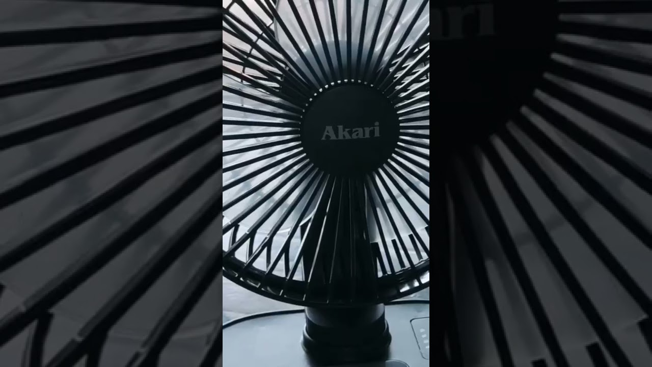 Akari rechargeable Fan with LED light