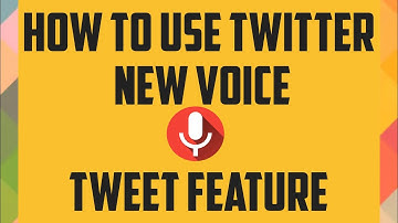 How to Use Voice Tweet