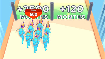 MAX LEVEL in Crowd Evolution! - Gameplay Android,ios (Levels 3-4)