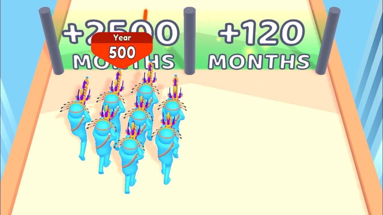 MAX LEVEL in Crowd Evolution! - Gameplay Android,ios (Levels 3-4)