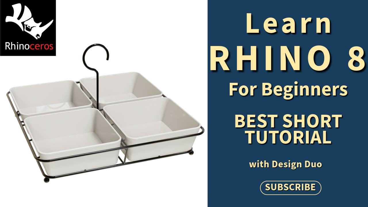 #Rhino 8 Tutorial. Best 3d Learning Point. #rhino #designer - YouTube