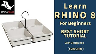 #Rhino 8 Tutorial. Best 3d Learning Point. #rhino #designer