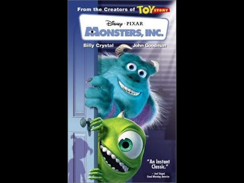 Opening and Closing to Monsters, Inc. VHS (2002)