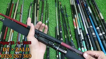 Cần câu nhật bản bãi - Lô cần giảm giá trưa ngày 21_4_2023