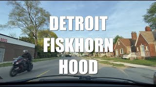 Driving Tour Detroit Michigan Fiskhorn Hood Violent Crime Rates Up 1,527% Above the National Average