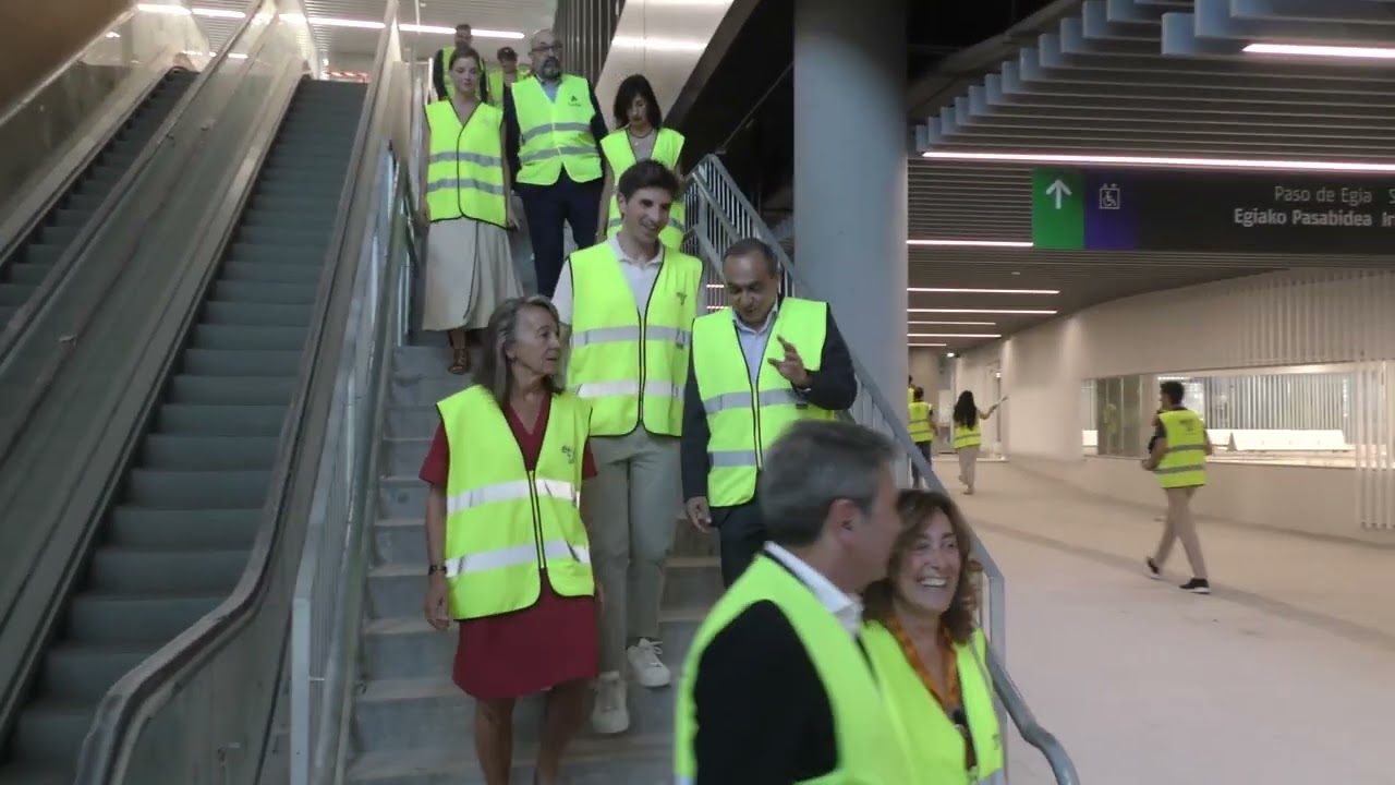 Fase final de las obras de la estación de Atotxa con la apertura del paso de Egia y la culminación de la nueva plaza frente a Tabakalera