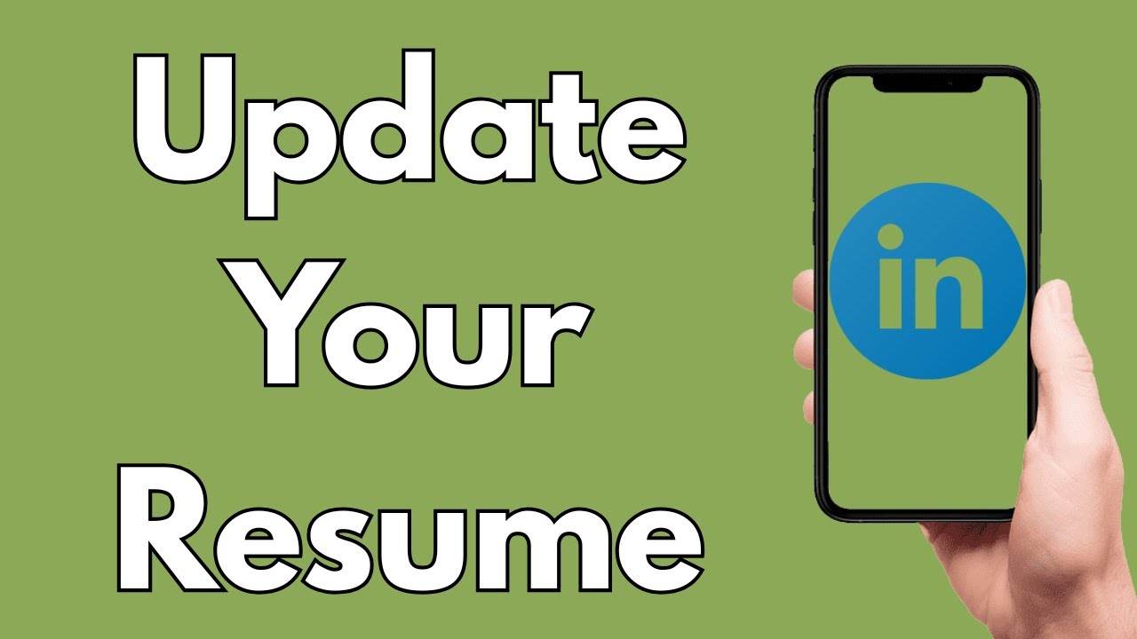 How To Update Your Resume On LinkedIn [2026 Guide] - YouTube