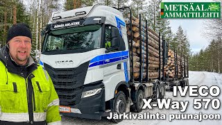 Iveco X-Way 570 8X4 - Järkivalinta puunajoon