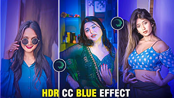New Trending Alight Motion HDR Blue Effect Video Editing | Hdr Cc Effect Video Editing Alight Motion
