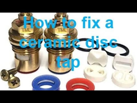 HOW TO CHANGE A CERAMIC DISC, DIY plumbing on how to change/ repair a hot tap with ceramic disc.