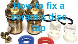 HOW TO CHANGE A CERAMIC DISC, DIY plumbing on how to change/ repair a hot tap with ceramic disc.