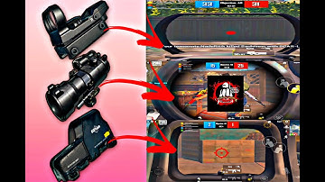 how to convert red dot to 8x | pubg mobile lite scope tricks | red dot trick | red dot to 8x trick